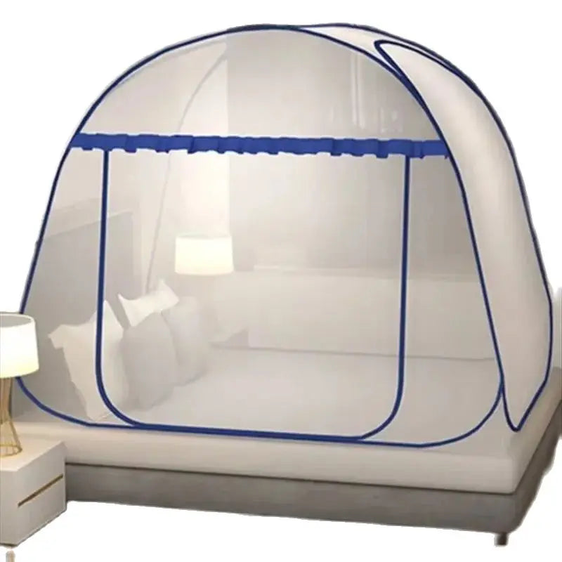 Simple Yurt Mosquito Net Portable Camping Tent Single Double Bed Canopy For Adult Foldable Bunk Mesh Net Breathable Mosquito Net